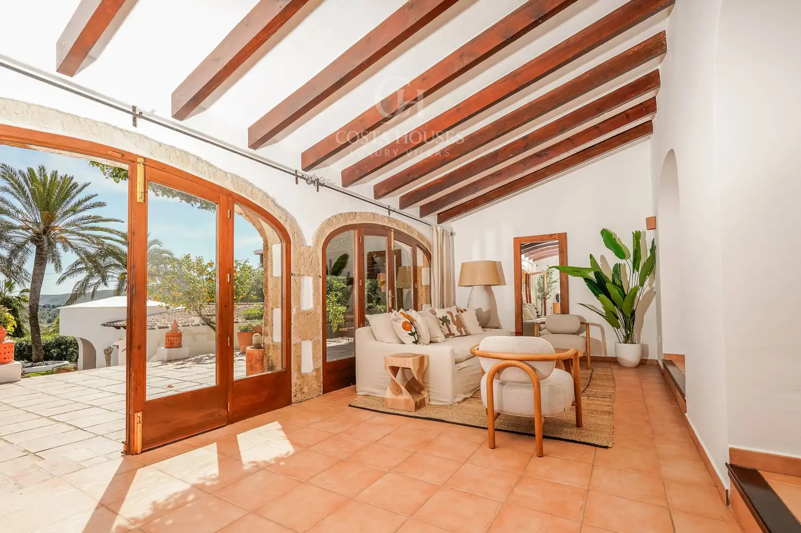Living room of Houses for sale in Jávea / Xàbia  with Air Conditioner, Heating and Private garden