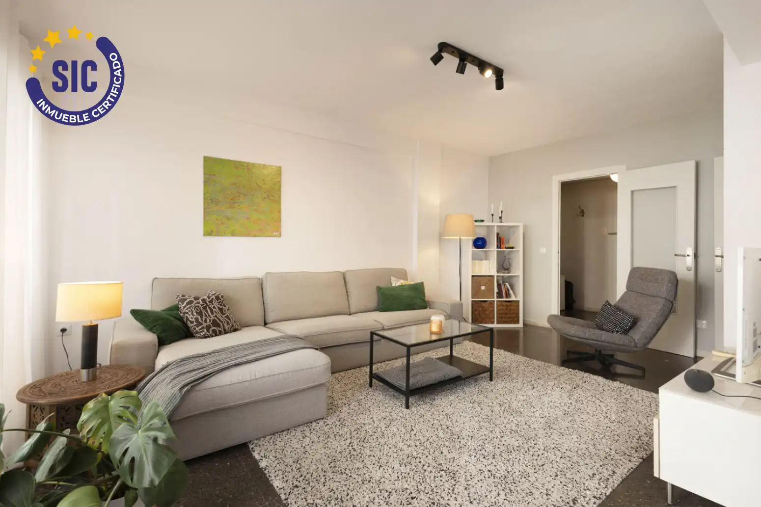 Living room of Flat for sale in Valencia  with Air Conditioner and Terrace