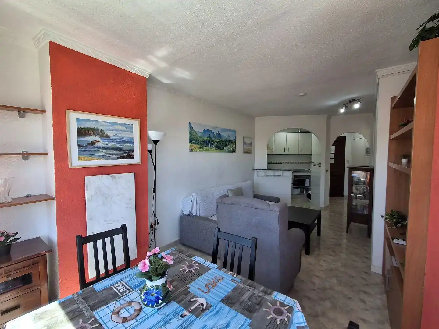 Dining room of Flat for rent in Torrox  with Air Conditioner, Swimming Pool and Furnished