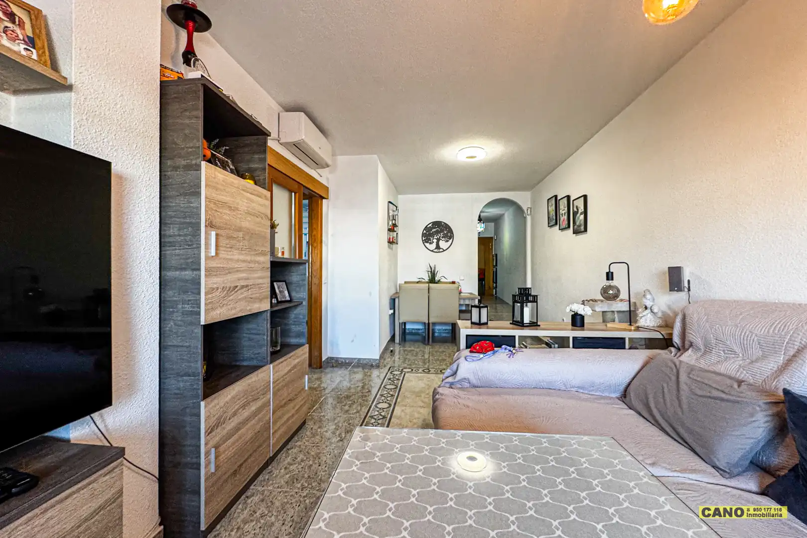 Living room of Flat for sale in Roquetas de Mar  with Air Conditioner, Heating and Terrace
