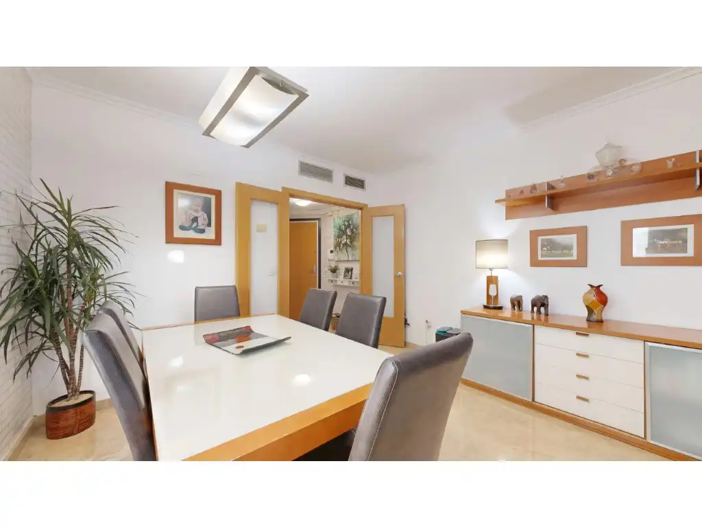 Dining room of Flat for sale in Valencia  with Air Conditioner, Terrace and Community pool