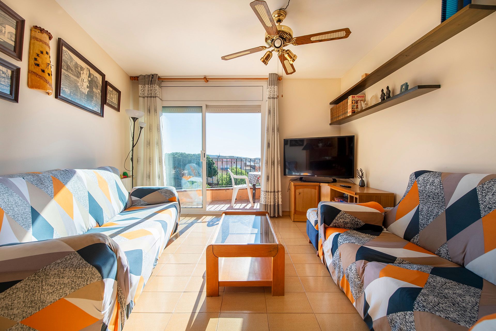 Bedroom of Flat for sale in Palafrugell  with Heating, Terrace and Furnished