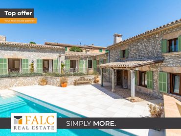Casa rústica con piscina en venta en Calvià pueblo