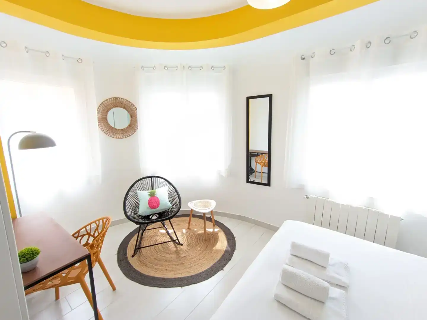 Schlafzimmer von Wohnung zur Miete in Zona Alta