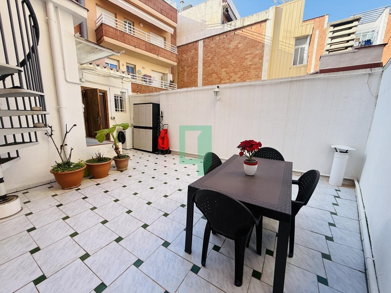 Terraza de Casa o chalet en venta en Badalona con Calefacción, Parquet y Balcón