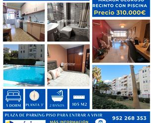 Exterior view of Flat for sale in Málaga Capital  with Air Conditioner, Terrace and Community pool