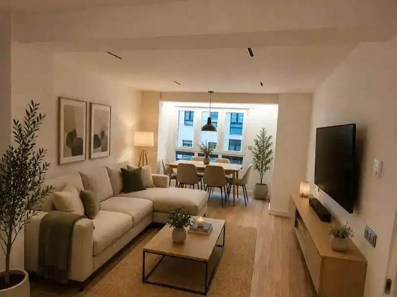 Sala d'estar de Pis en venda en Oviedo 