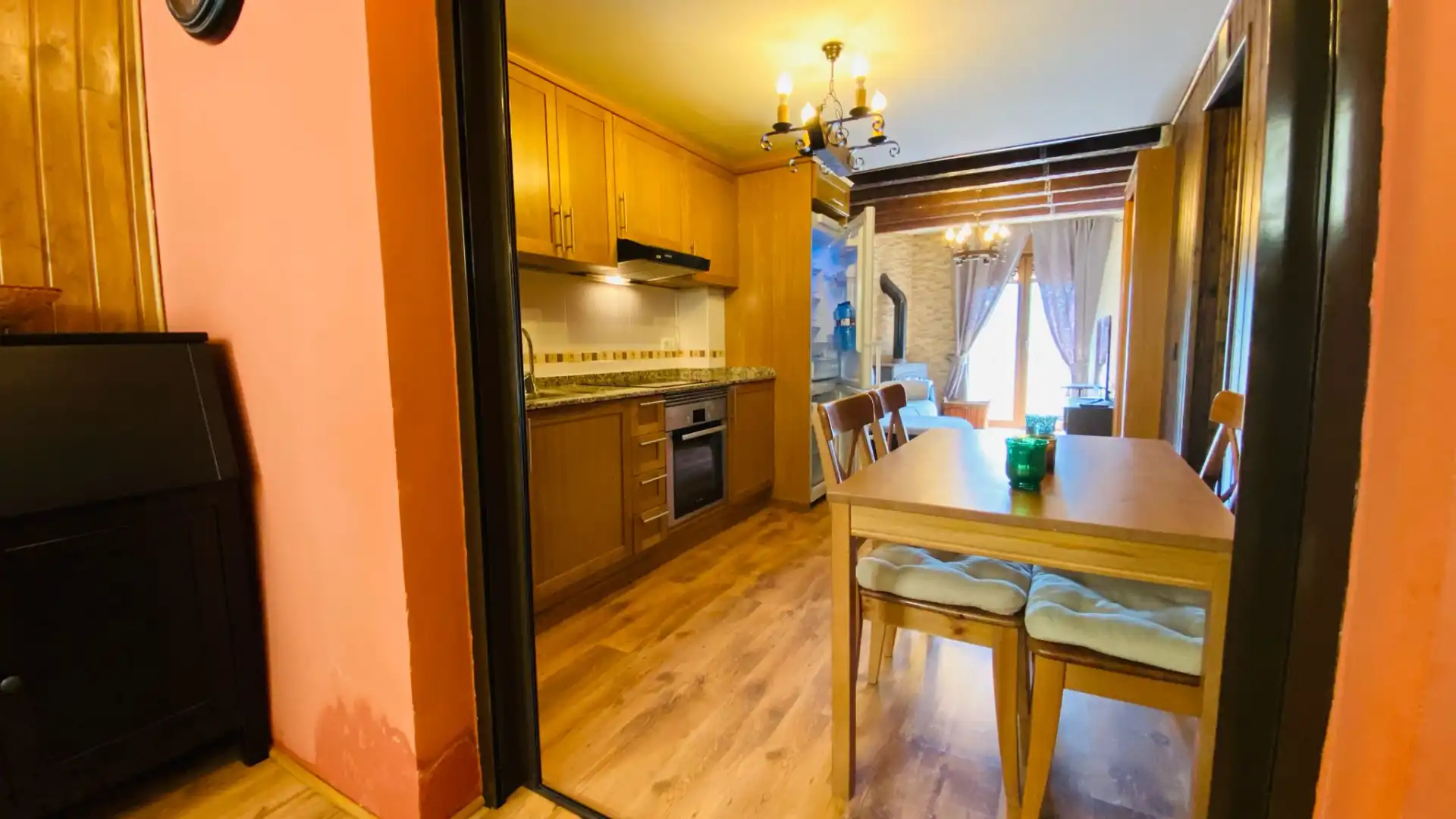 Cocina de Casa o chalet en venta en Valdelinares con Trastero, Amueblado y Balcón