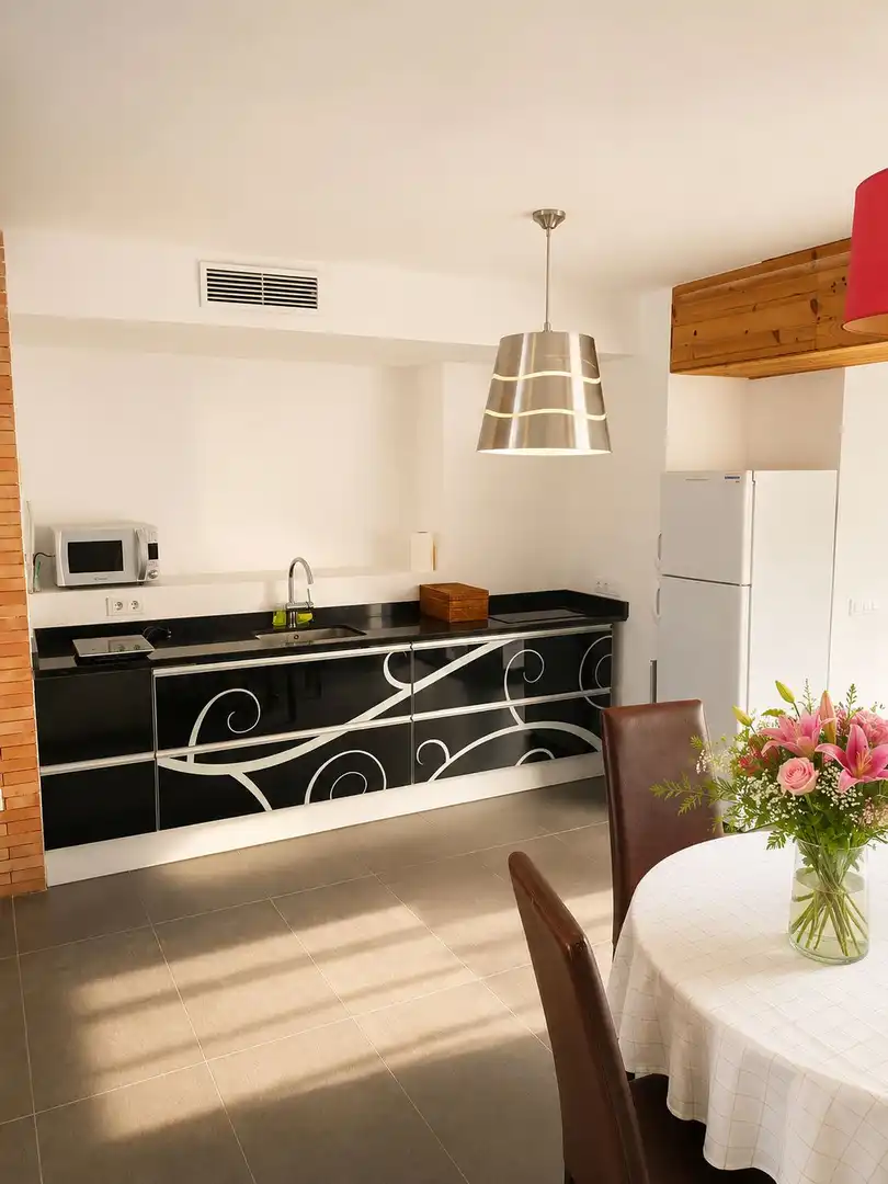 Cocina de Finca rústica en venta en Castell de Castells con Terraza, Trastero y Balcón