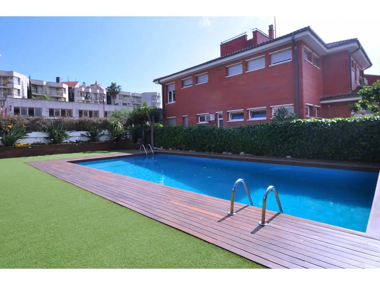 Swimming pool of Study for sale in Lloret de Mar  with Heating, Parquet flooring and Furnished