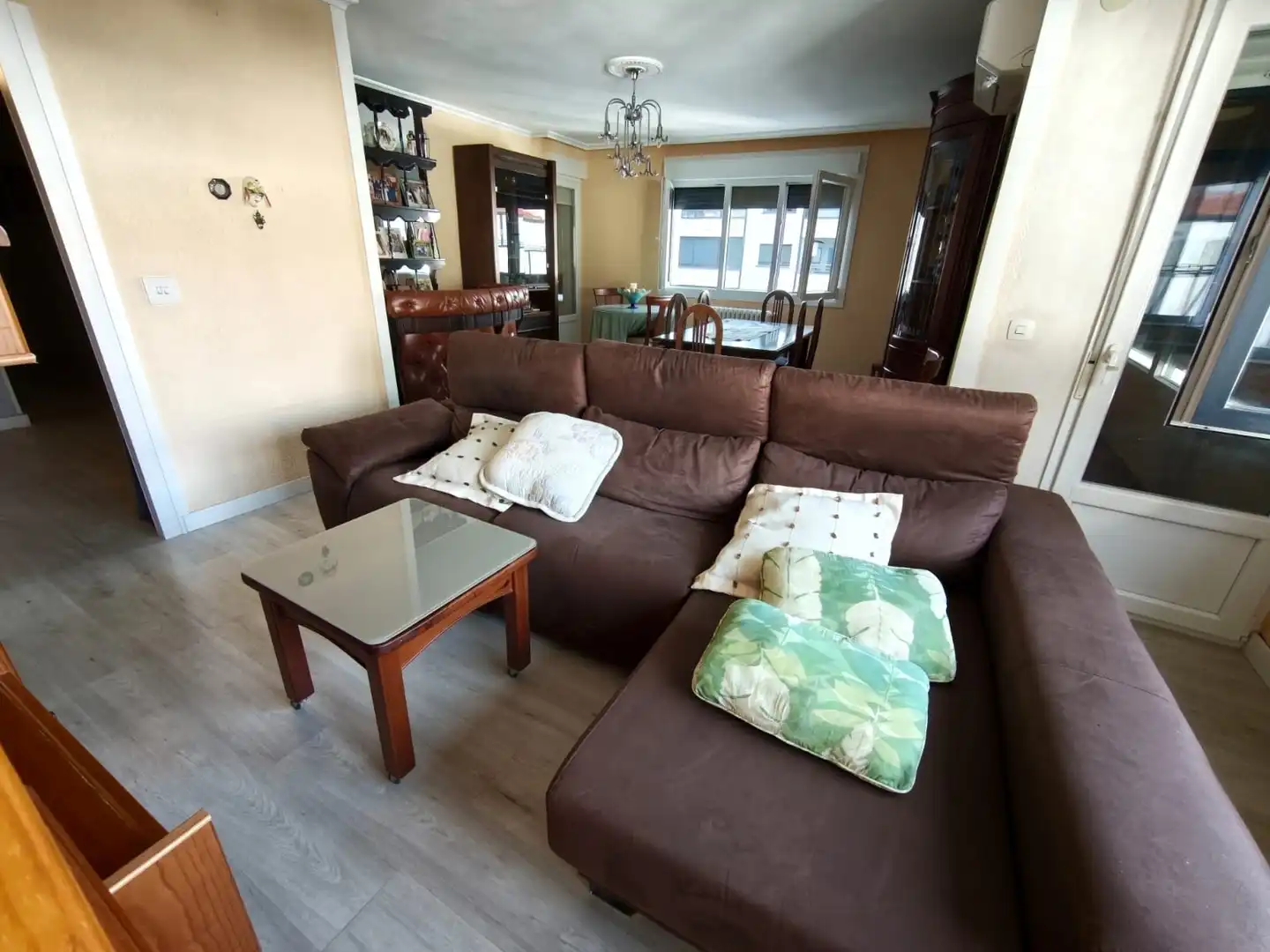 Living room of Flat for rent in Albacete  with Heating, Furnished and Balcony