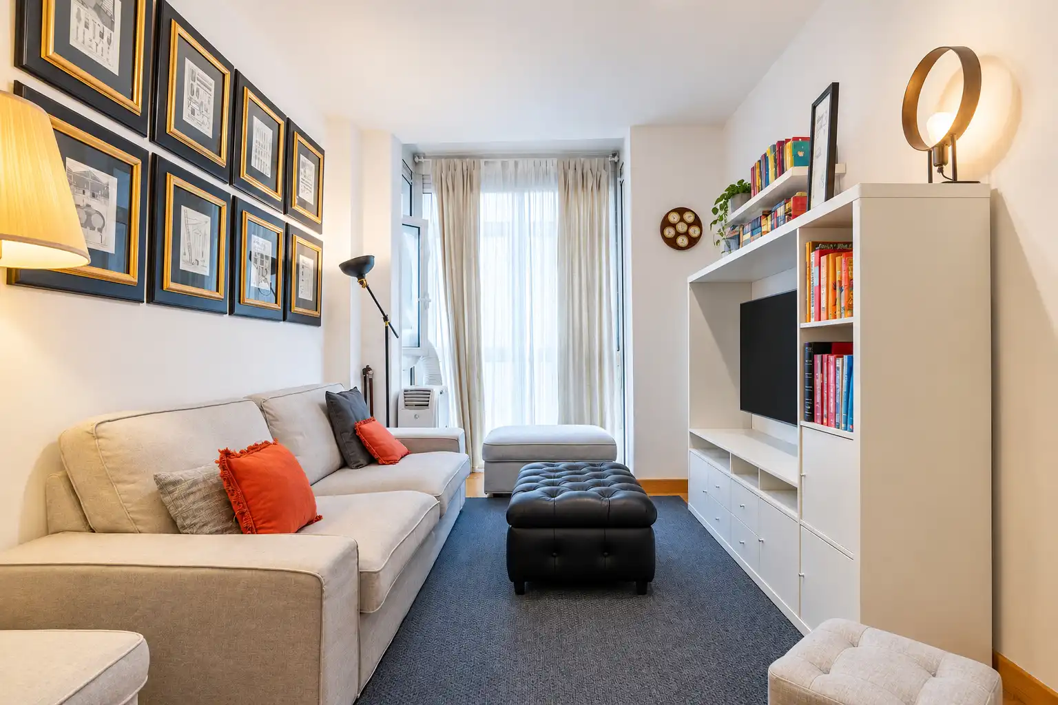 Sala d'estar de Apartament en venda en Barrio de Salamanca