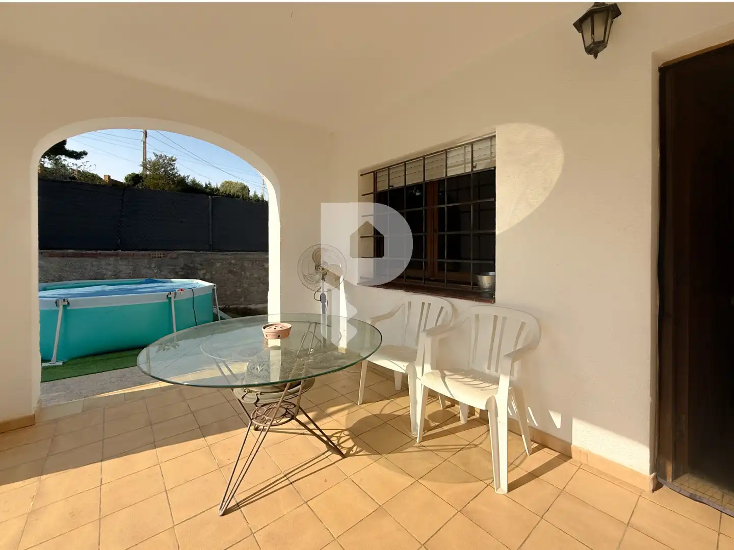 Terrassa de Casa o xalet en venda en Vallirana amb Aire condicionat, Calefacció i Jardí privat
