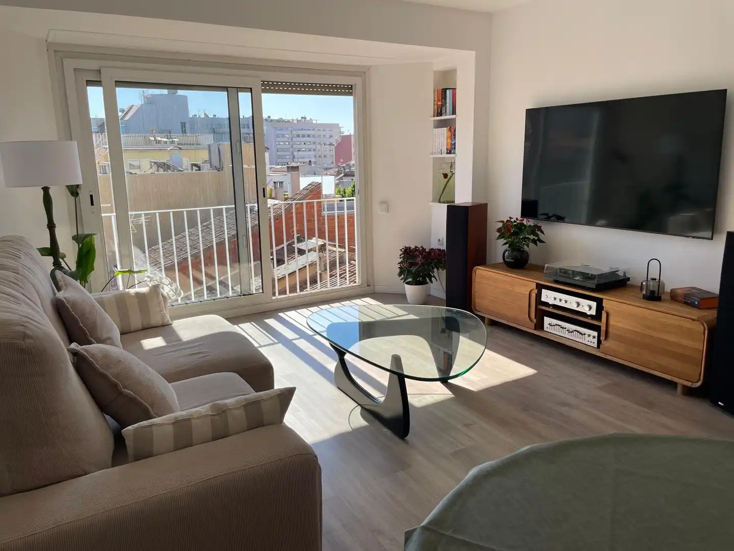Wohnzimmer von Wohnung zum Verkauf in Terrassa mit Möbliert