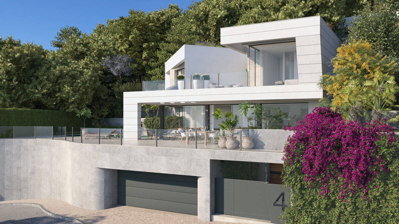 Exterior view of House or chalet for sale in Málaga Capital  with Air Conditioner, Private garden and Terrace