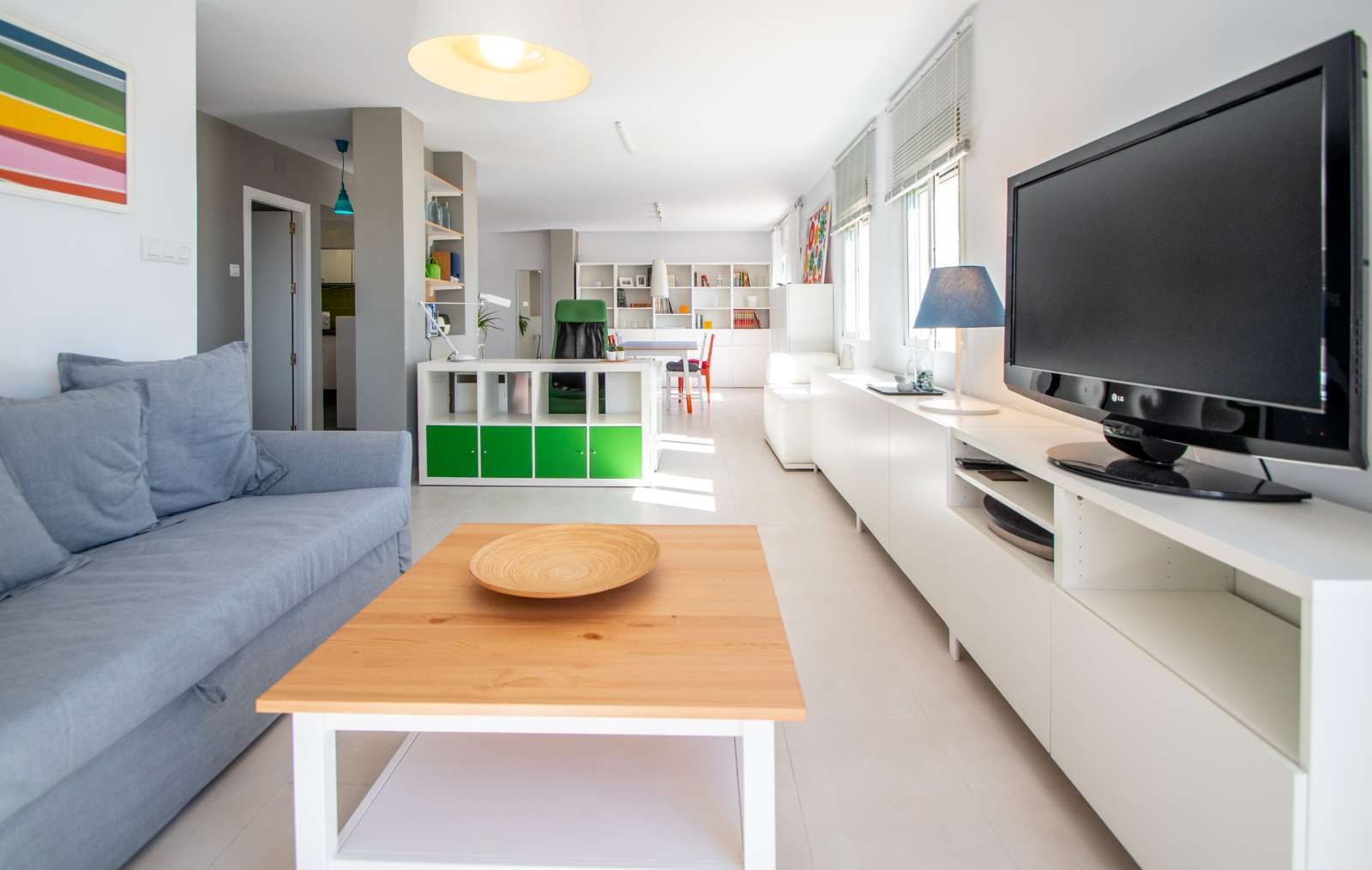 Living room of Study to share in  Cádiz Capital  with Air Conditioner and Terrace