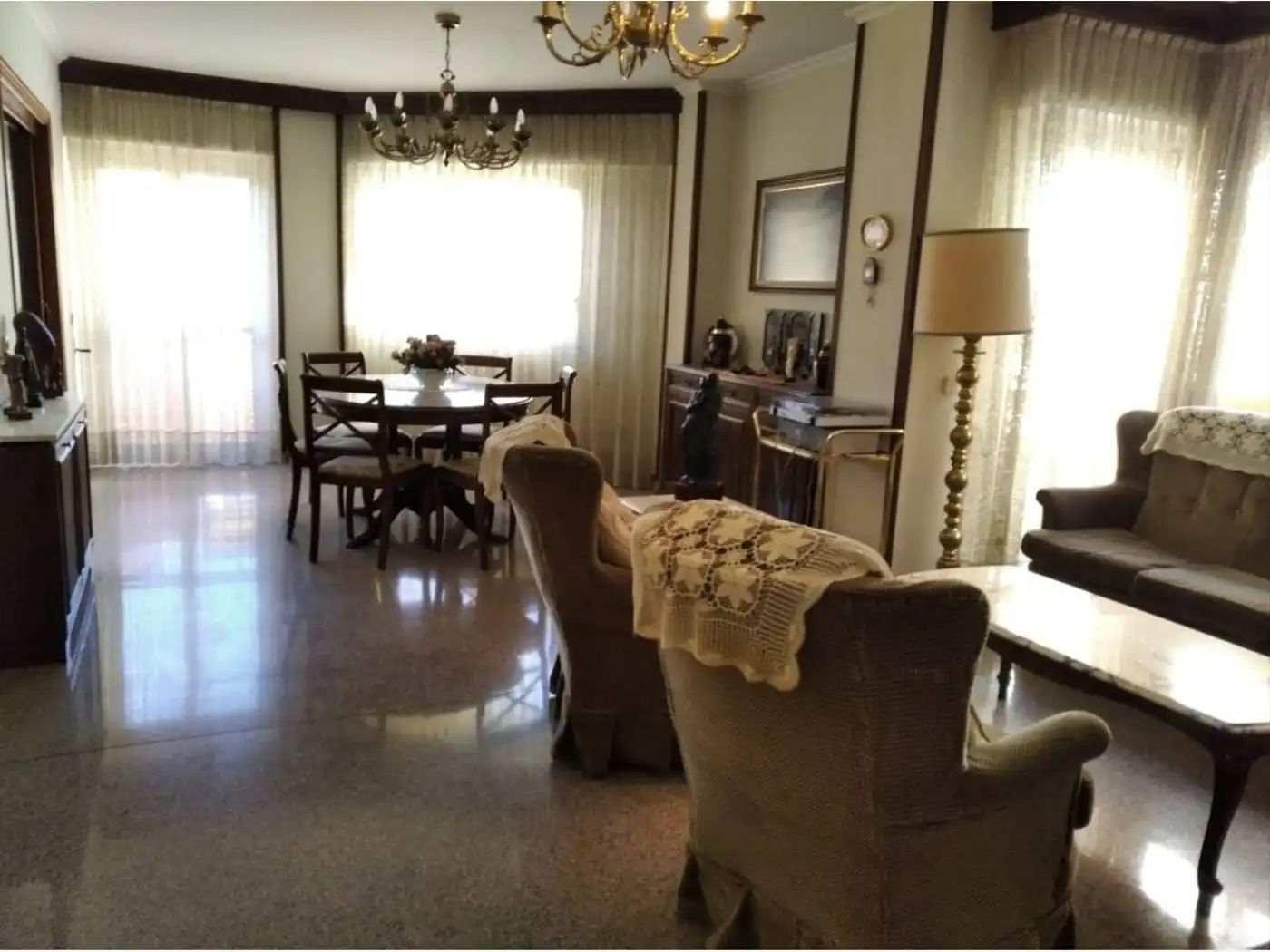 Sala de estar de Piso en venta en Ibi con Trastero y Amueblado