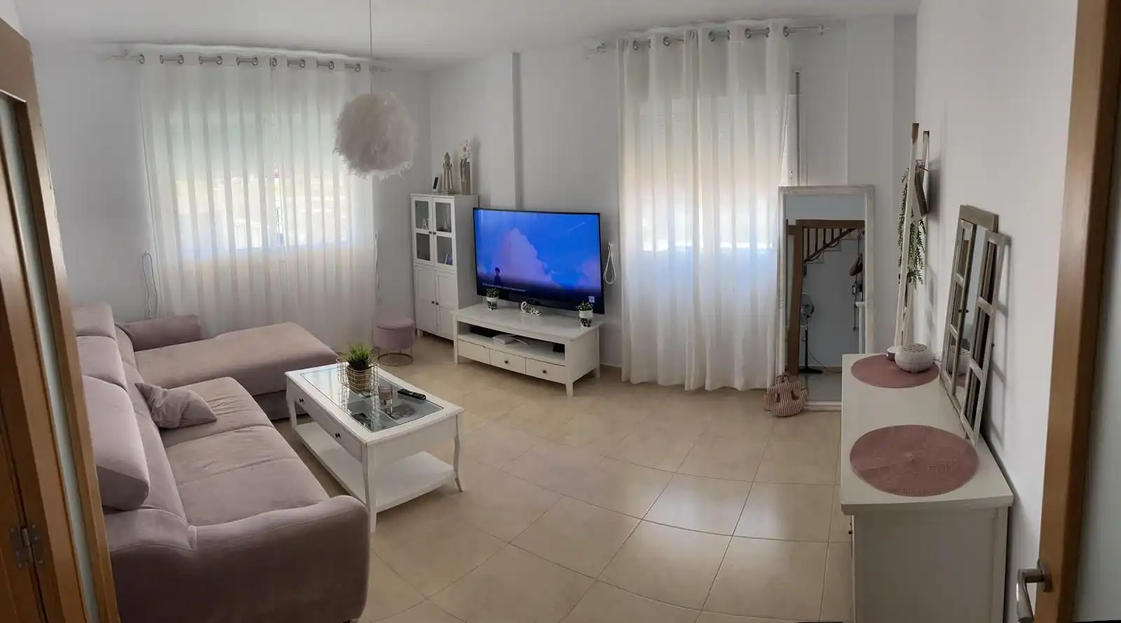 Sala de estar de Dúplex en venta en Los Alcázares con Aire acondicionado, Calefacción y Jardín privado