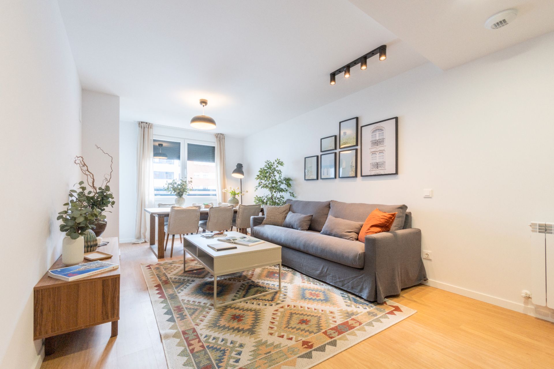 Living room of Flat to rent in  Madrid Capital  with Heating, Storage room and Balcony