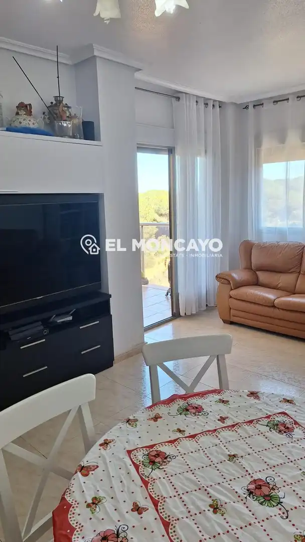 Sala de estar de Apartamento en venta en Guardamar del Segura con Calefacción, Terraza y Piscina comunitaria