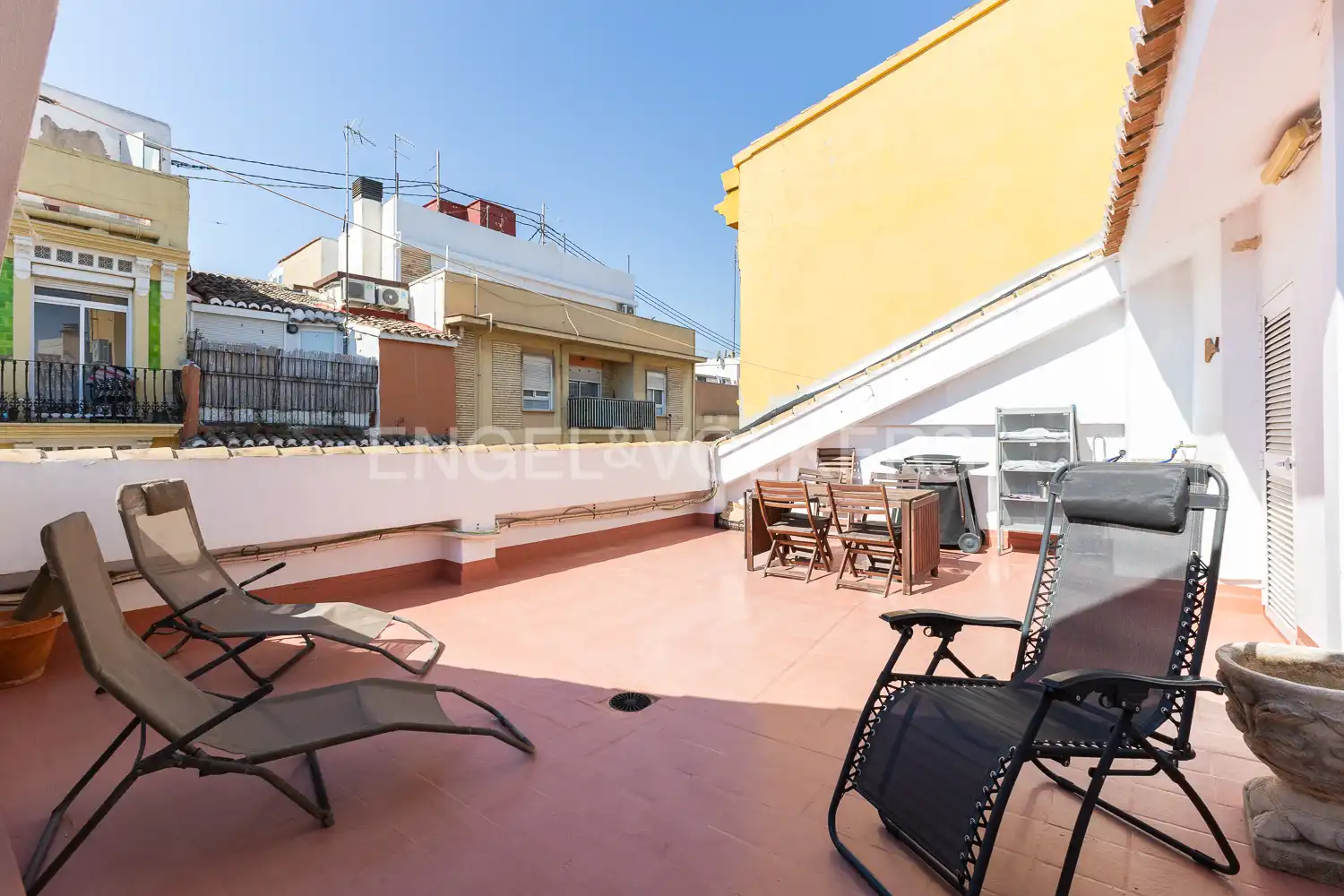 Terrasse von Dachboden zum Verkauf in Valencia mit Klimaanlage, Heizung und Terrasse