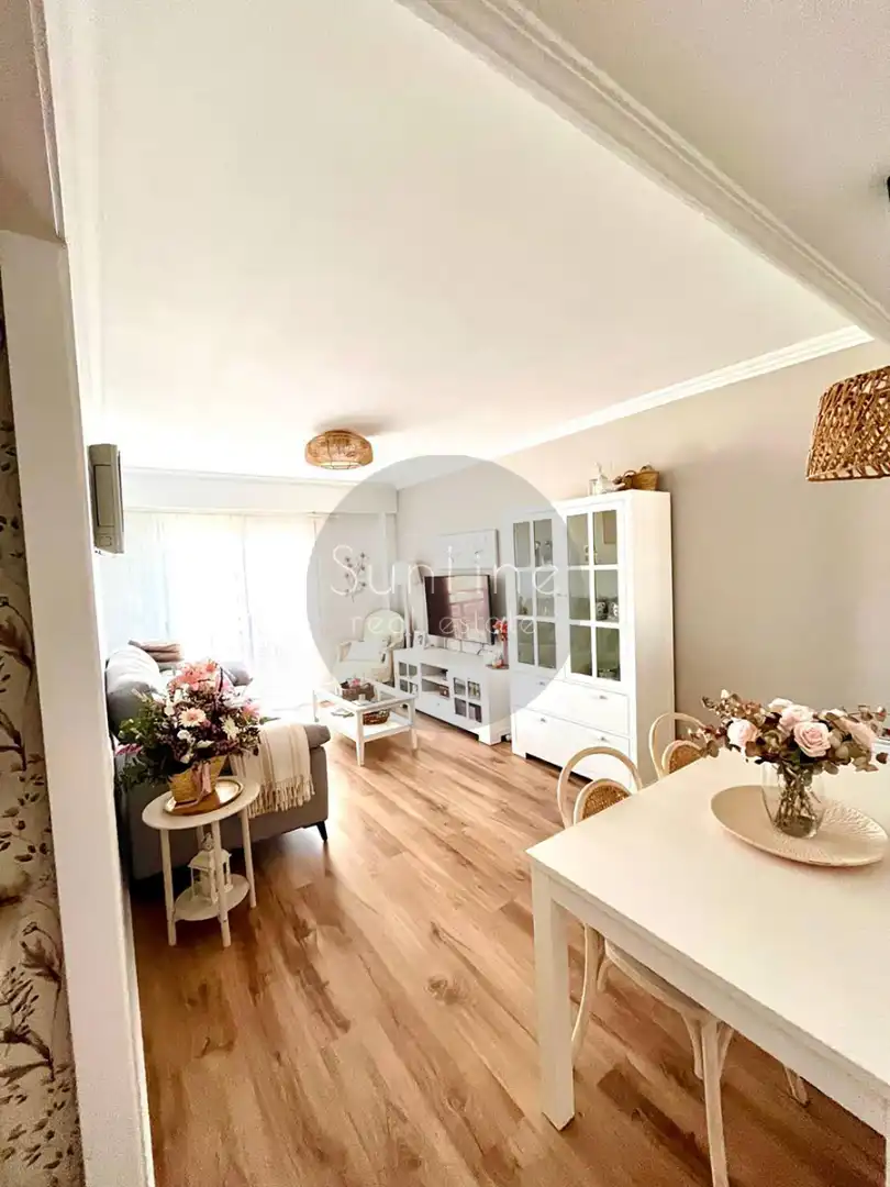 Living room of Flat for sale in Torrent  with Air Conditioner, Furnished and Balcony