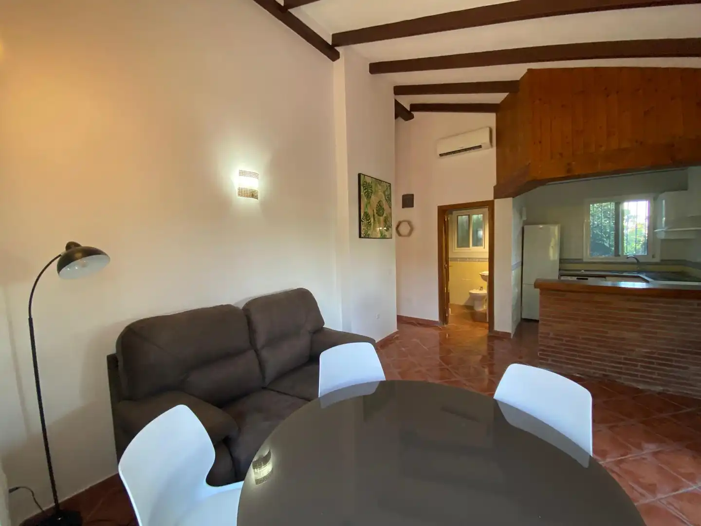 Sala de estar de Casa o chalet de alquiler en Alhaurín El Grande con Aire acondicionado, Jardín privado y Terraza