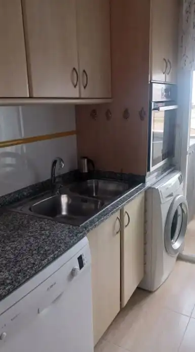 Cocina de Piso de alquiler en Sagunto / Sagunt con Aire acondicionado, Amueblado y Horno