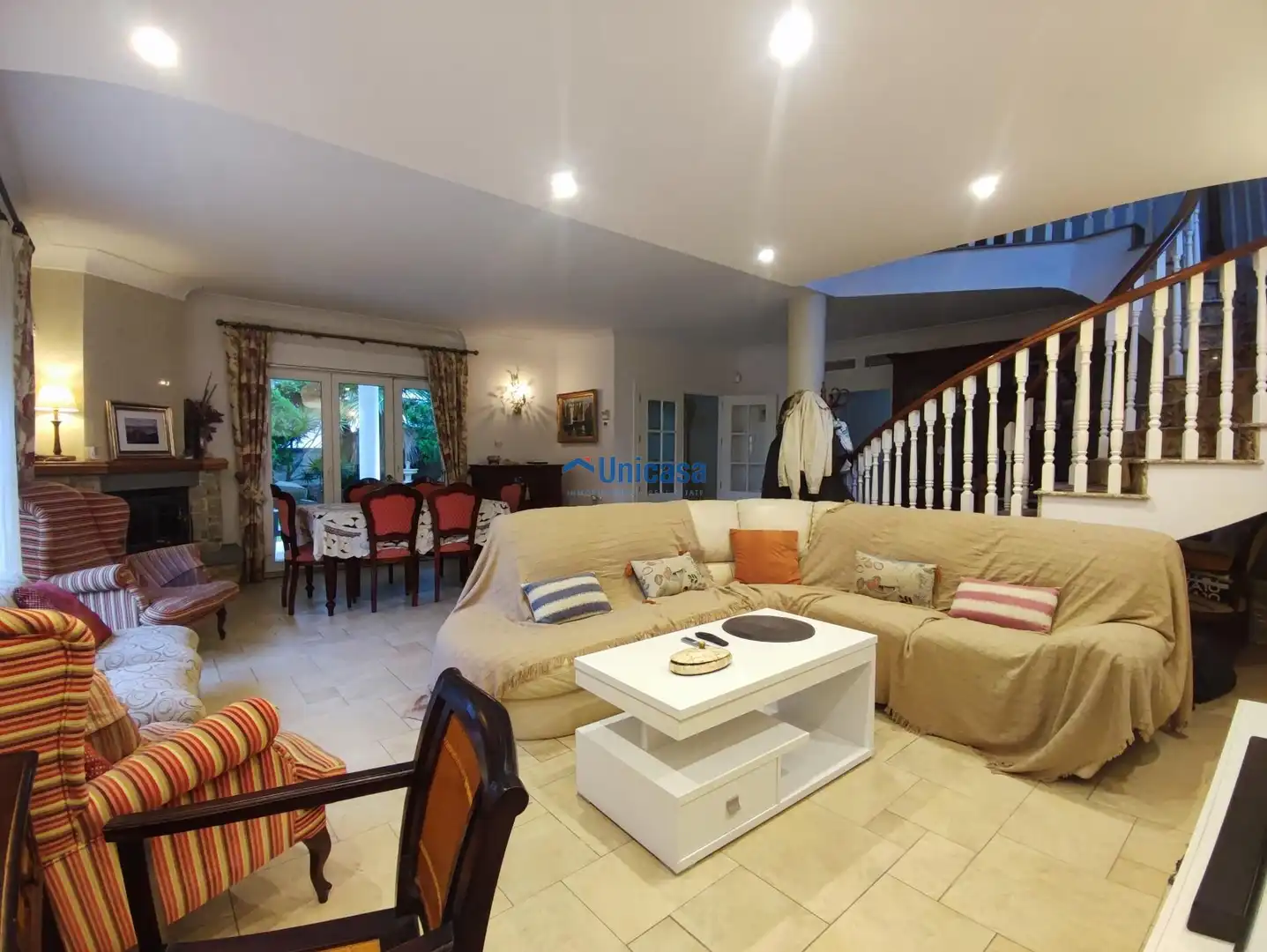 Living room of Houses for sale in Málaga  with Air Conditioner, Heating and Private garden