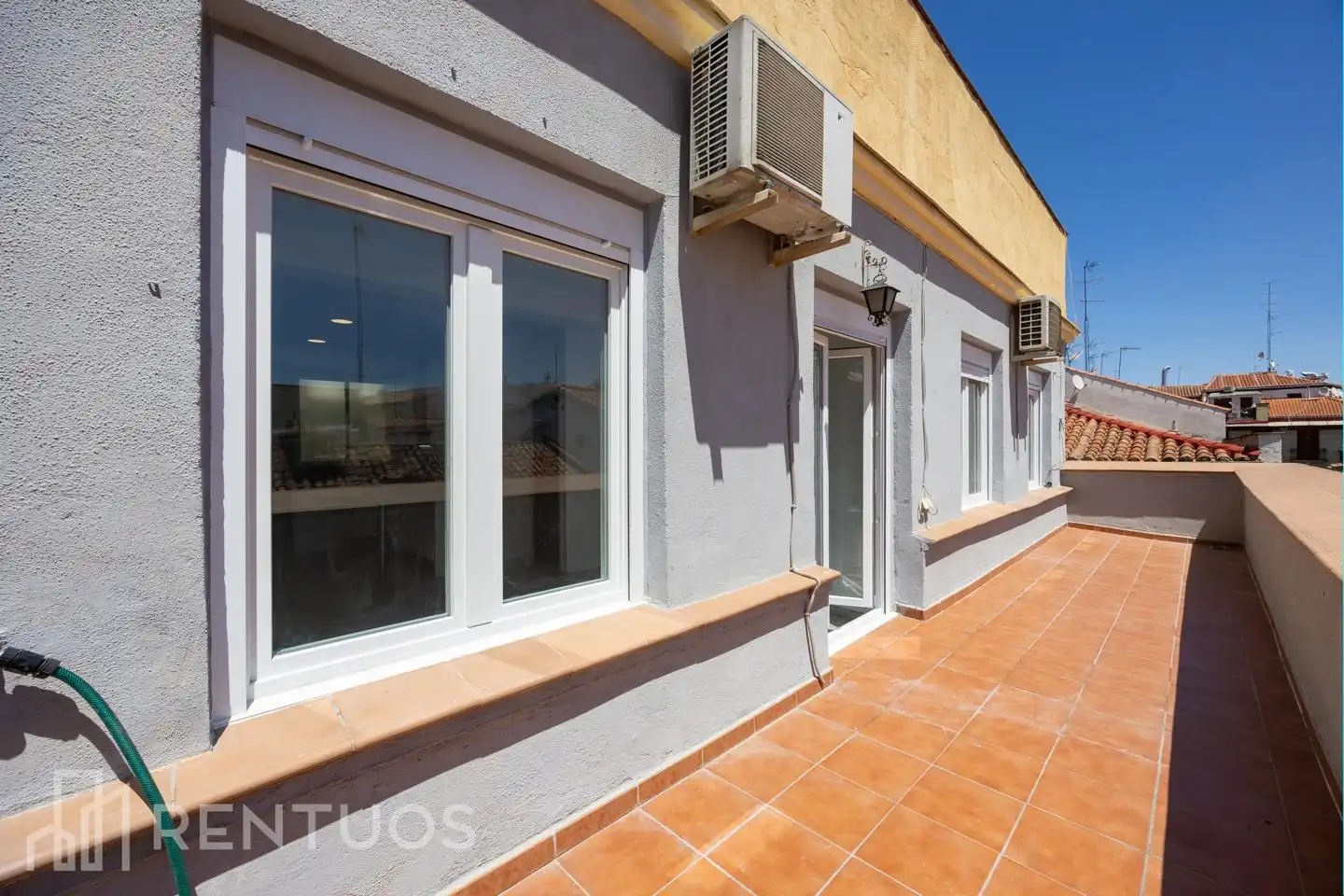 Terrasse von Dachboden zur Miete in Madrid mit Klimaanlage, Heizung und Terrasse