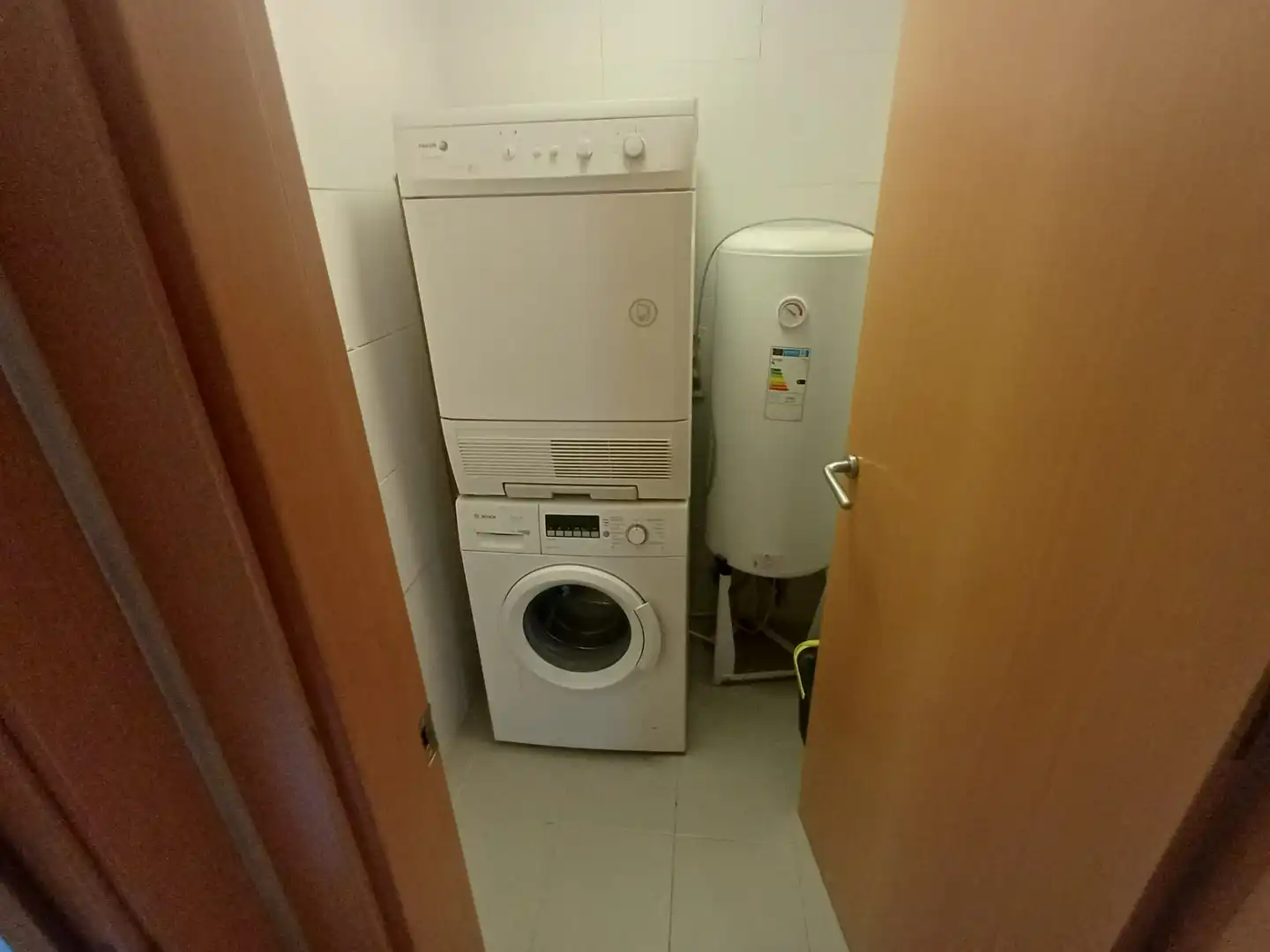 Cocina de Piso en venta en Sant Adrià de Besòs con Aire acondicionado, Calefacción y Jardín privado