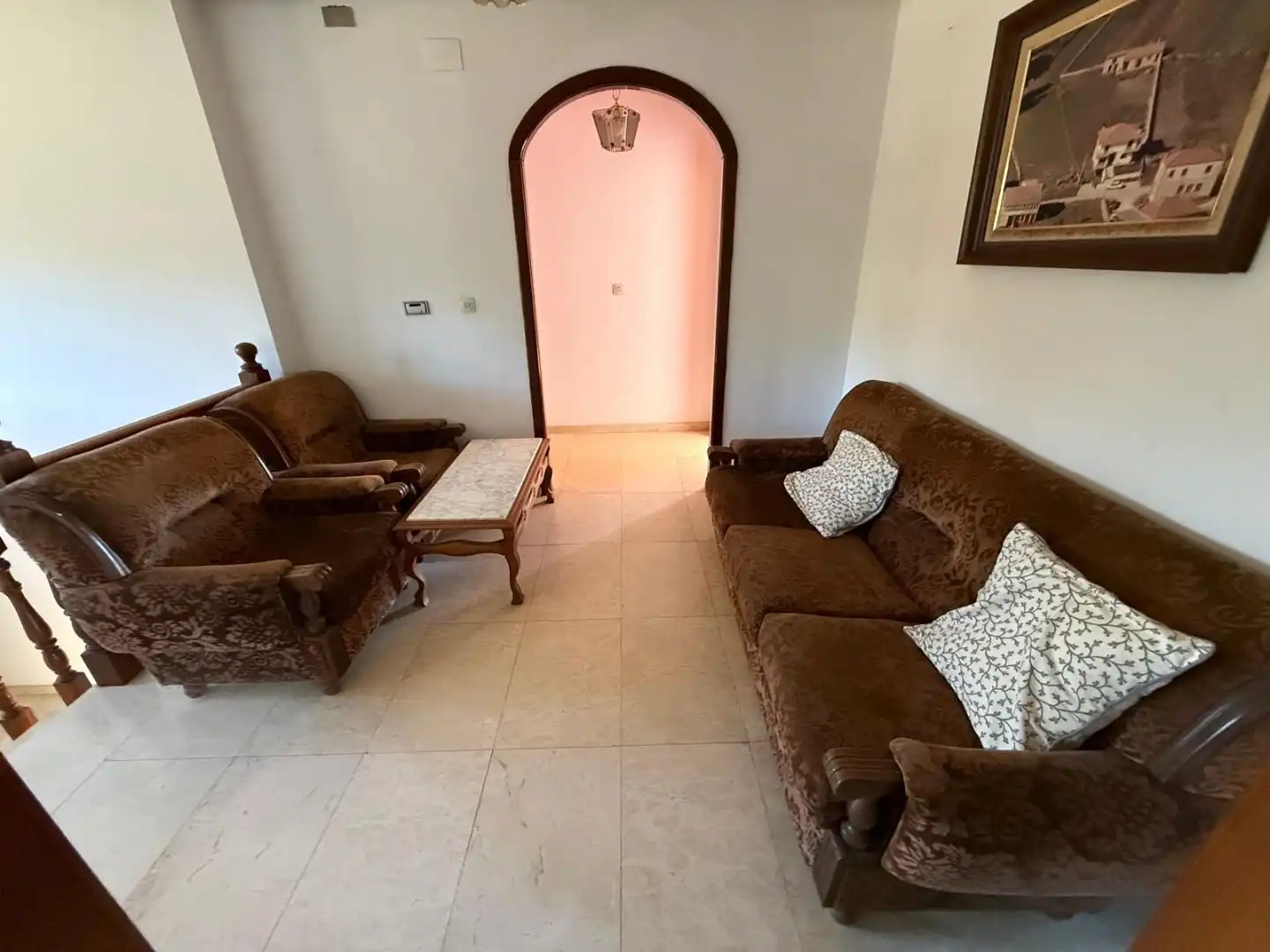 Sala de estar de Casa o chalet en venta en O Bolo  con Calefacción, Jardín privado y Parquet