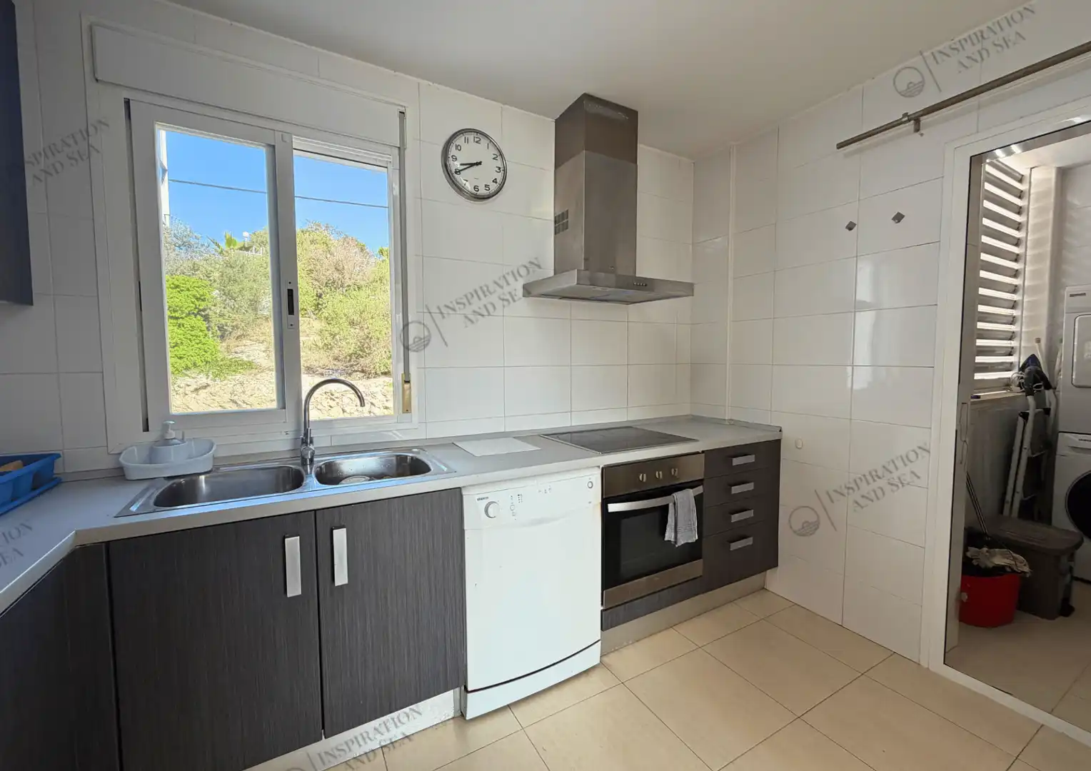 Kitchen of Flat for sale in Eivissa  with Air Conditioner, Terrace and Furnished