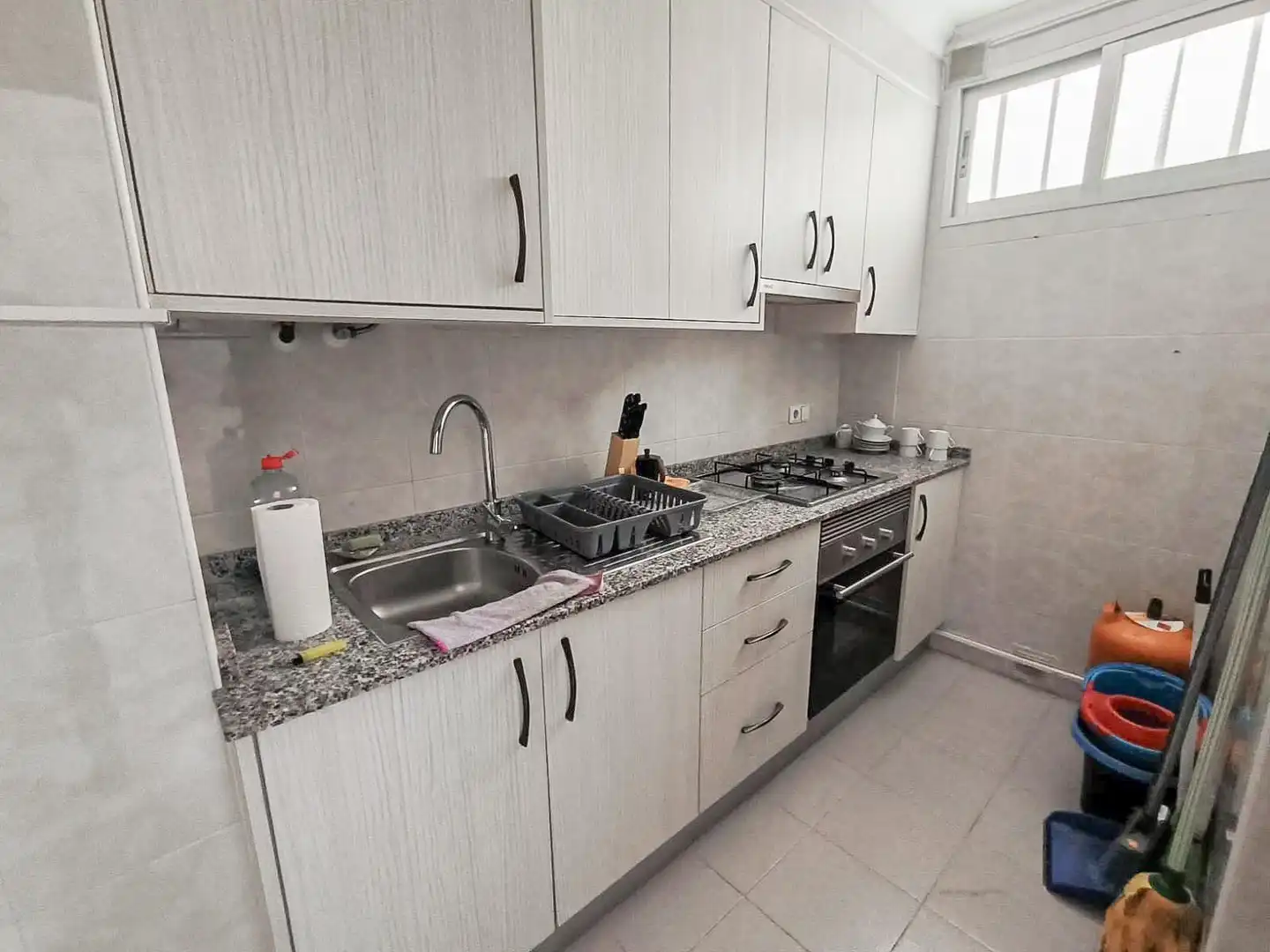 Kitchen of Flat for sale in Benidorm  with Air Conditioner, Terrace and Furnished