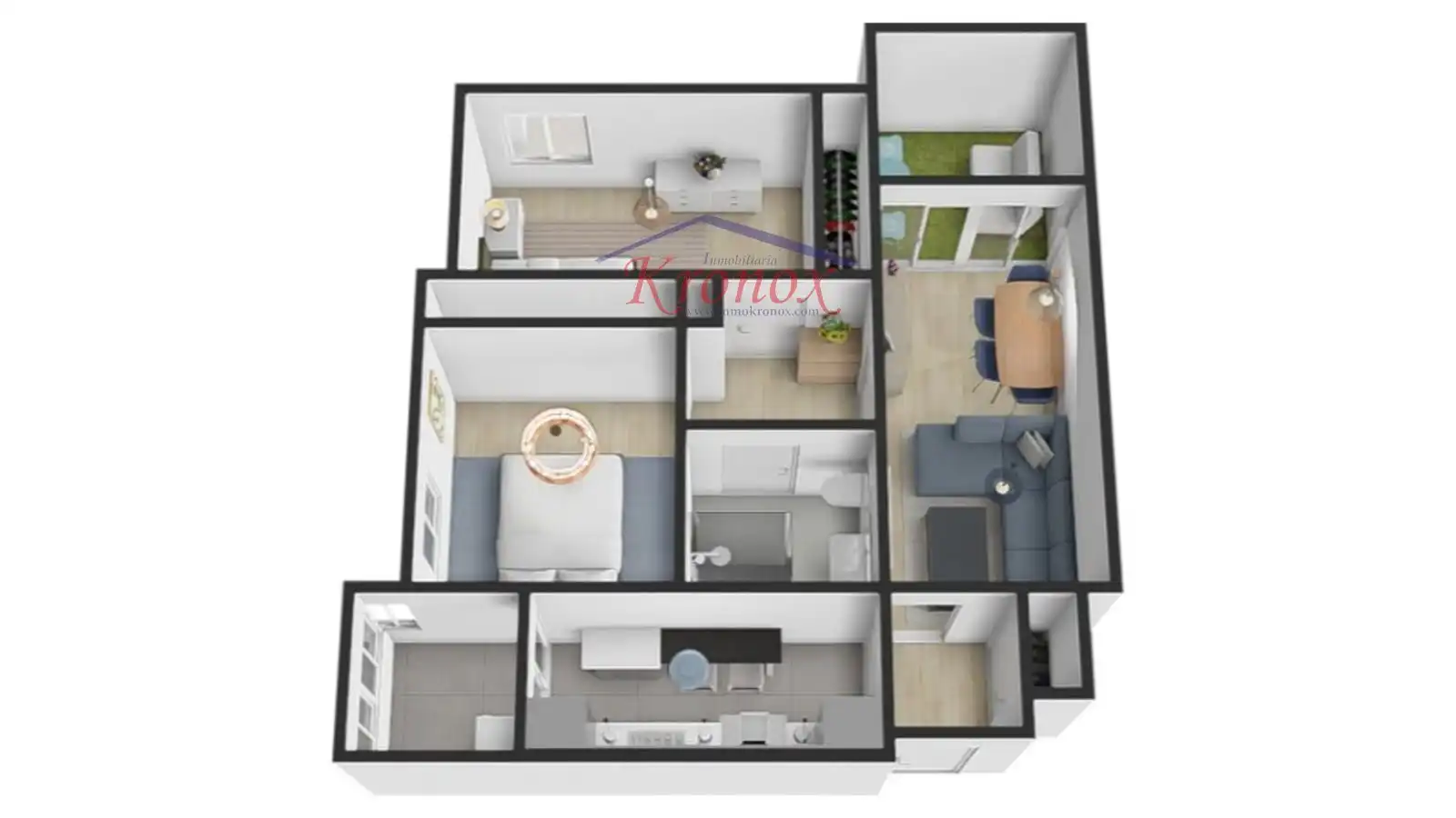 Wohnung zum Verkauf in Madrid mit Klimaanlage, Heizung und Terrasse