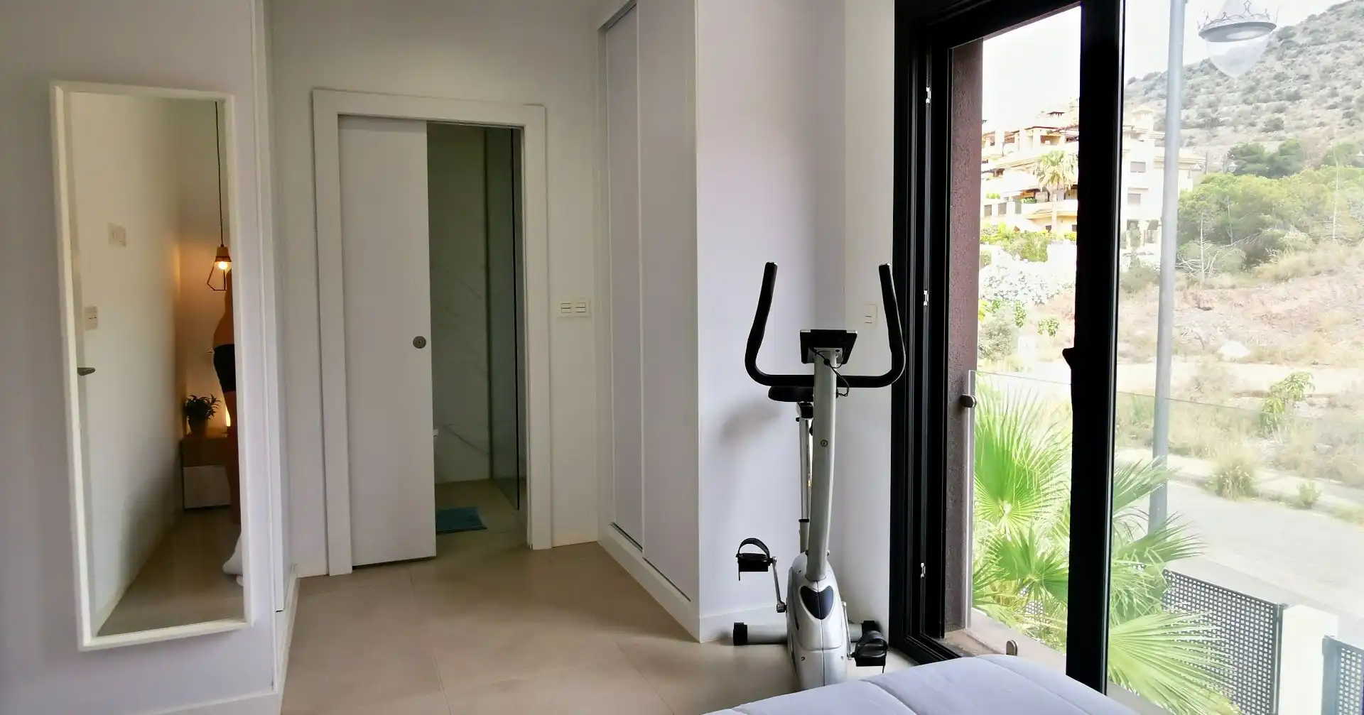 Dormitori de Casa o xalet de lloguer en Águilas amb Aire condicionat, Jardí privat i Terrassa