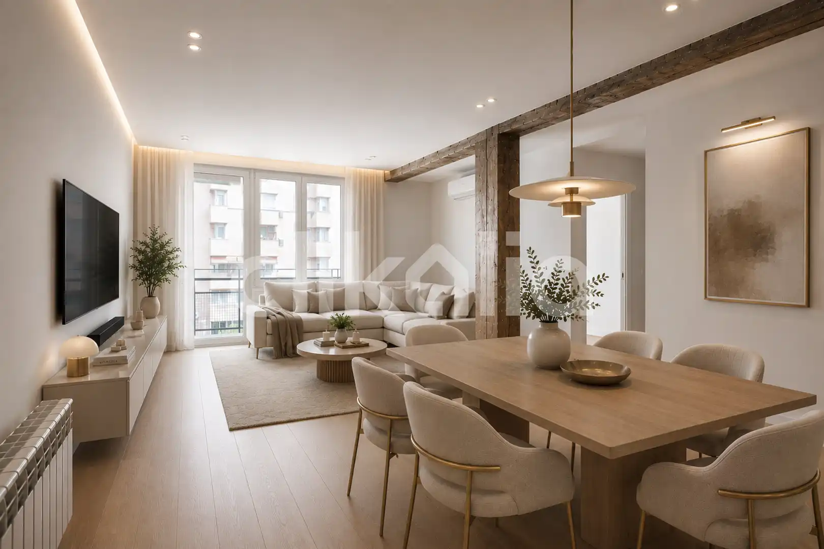 Sala de estar de Piso en venta en Madrid con Aire acondicionado, Calefacción y Jardín privado