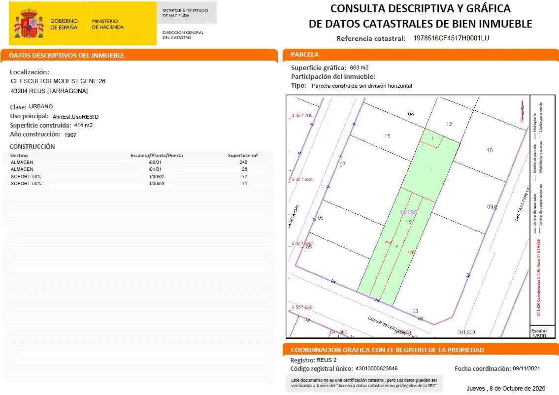 Terreny residencial en venda a Carrer de l'Escultor Modest Gené, imagen 2