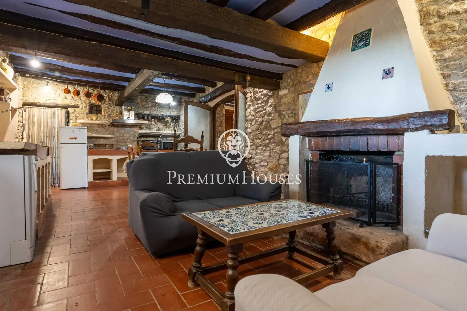 Living room of Country homes for sale in El Catllar   with Heating, Private garden and Terrace