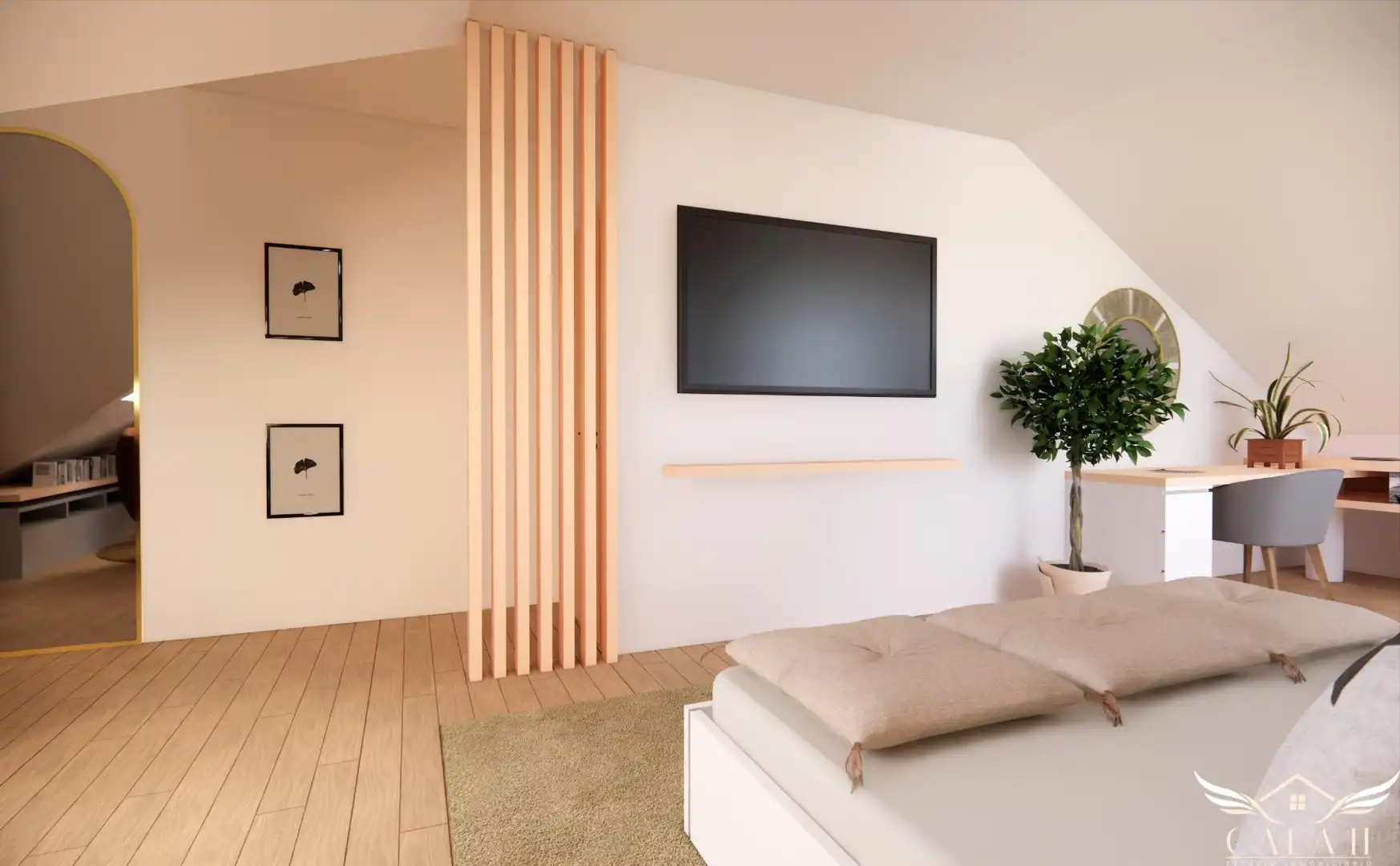 Sala d'estar de Àtic en venda en Huelva amb Aire condicionat i Terrassa