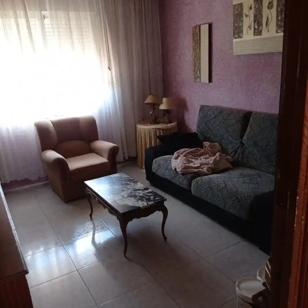 Sala de estar de Piso en venta en Escalona con Jardín privado y Trastero