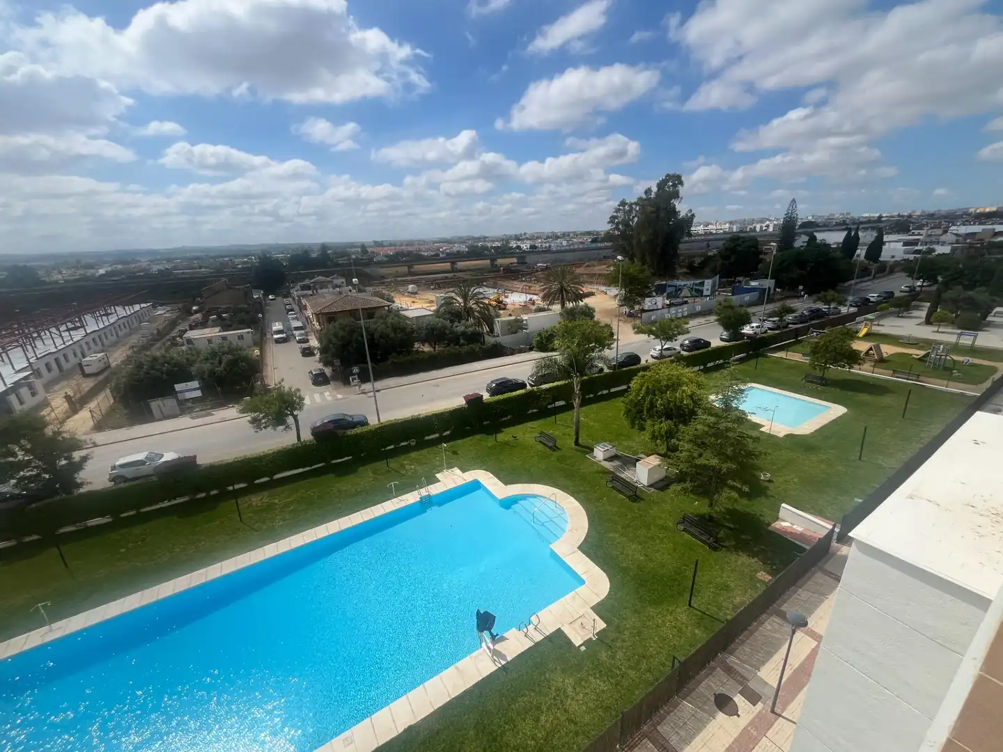 Swimming pool of Flat for sale in Jerez de la Frontera  with Air Conditioner, Heating and Private garden