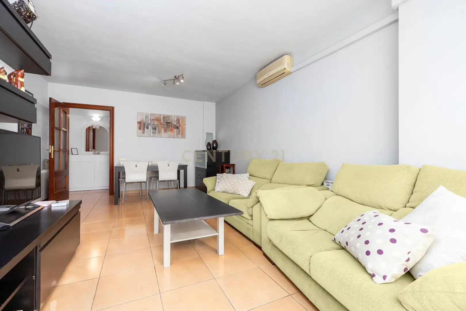 Wohnzimmer von Wohnungen zum Verkauf in Les Franqueses del Vallès mit Klimaanlage, Abstellraum und Balkon