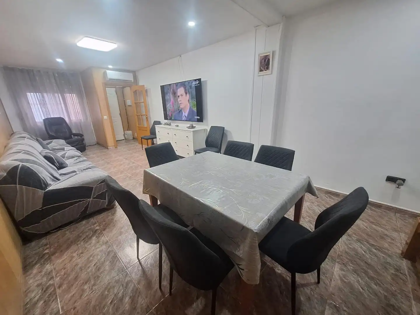 Menjador de Casa o xalet en venda en Sabadell amb Aire condicionat i Terrassa