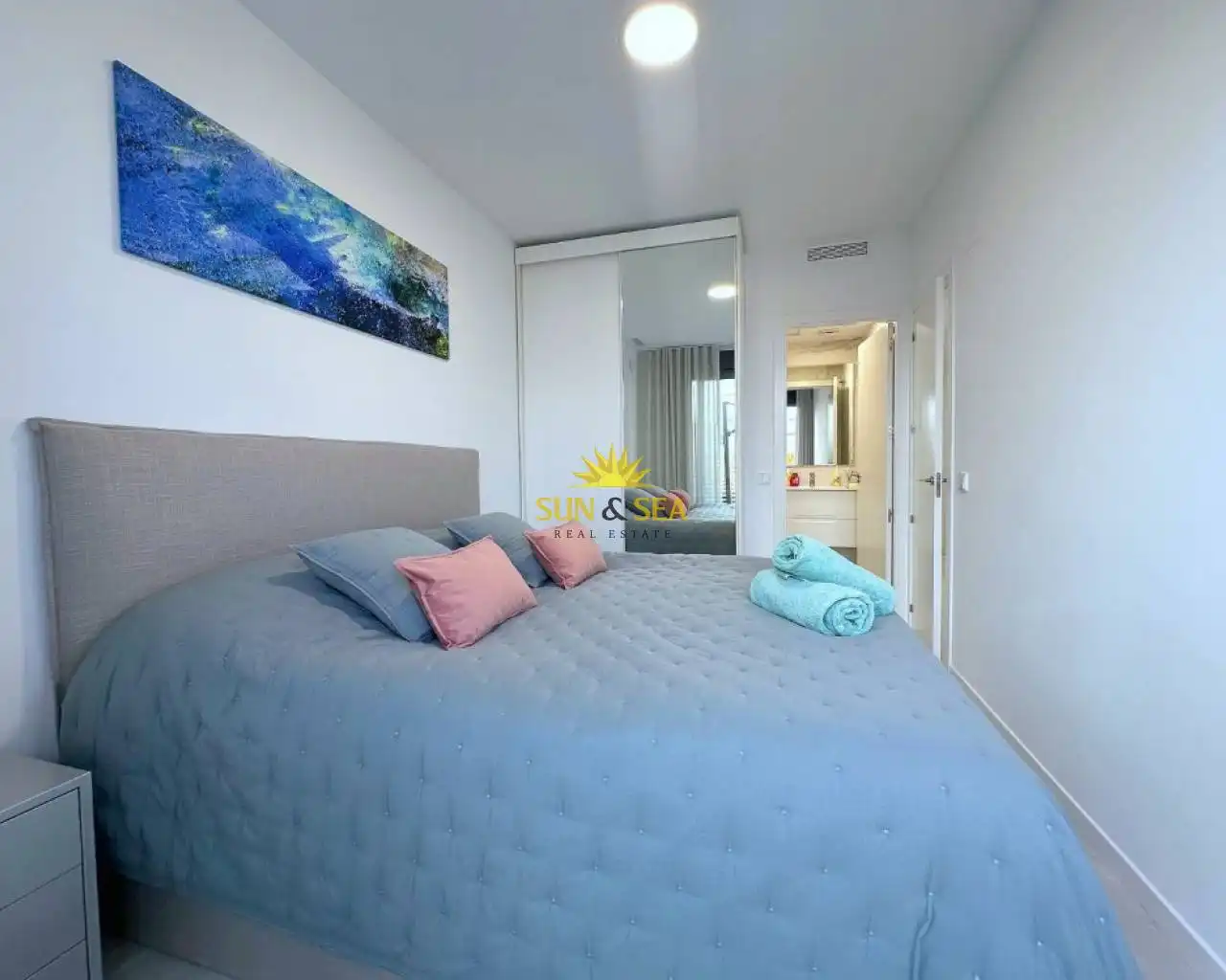 Habitación de Planta baja de alquiler en Finestrat con Aire acondicionado, Calefacción y Terraza