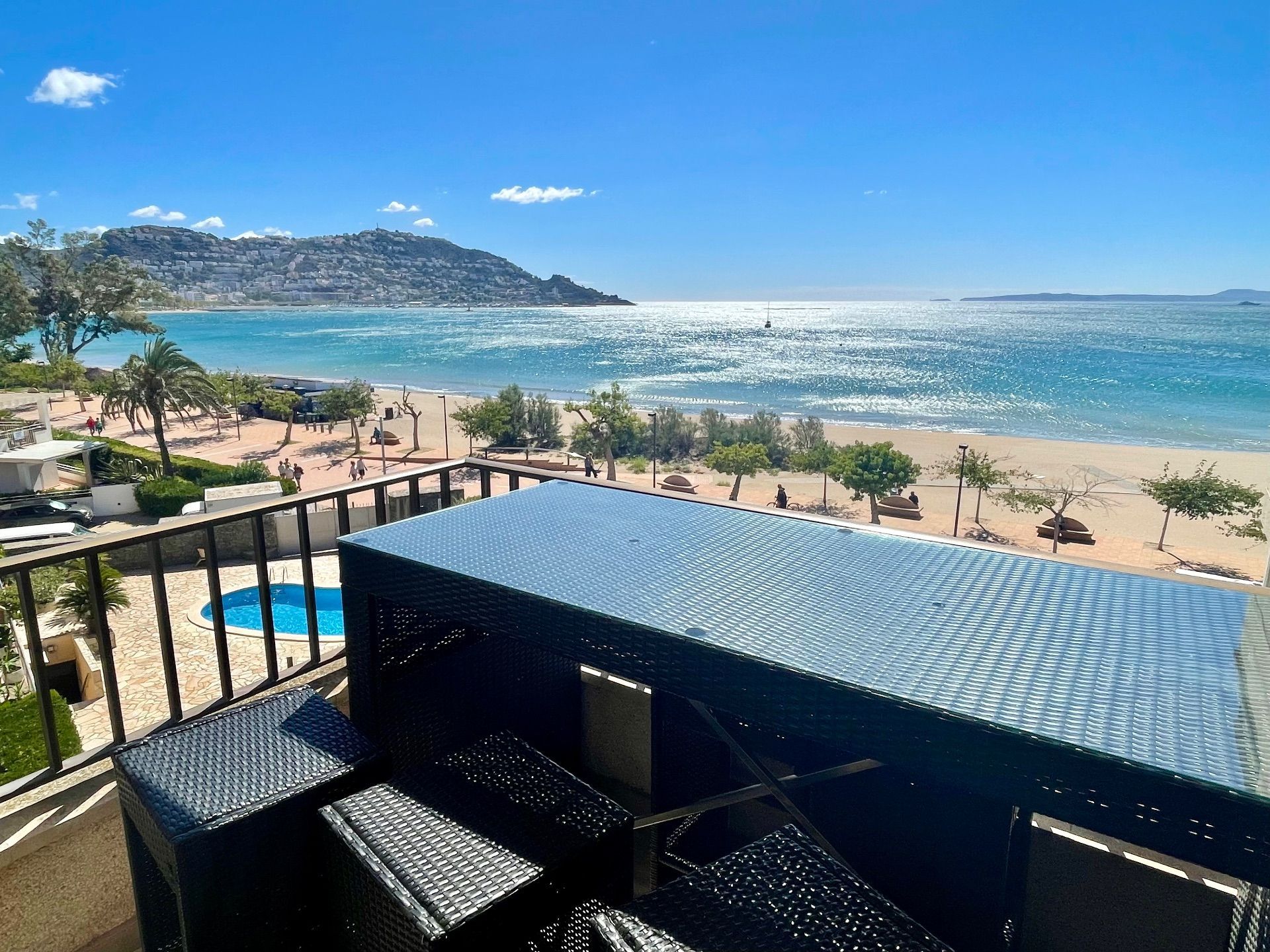 Terrassa de Apartament en venda en Roses amb Aire condicionat, Terrassa i Moblat