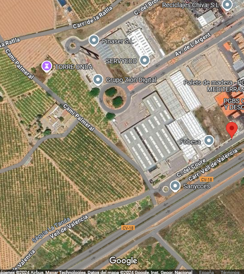 Foto 2 de Terreny industrial en venda a Carrer Coure, 60, La Bosca, Castellón