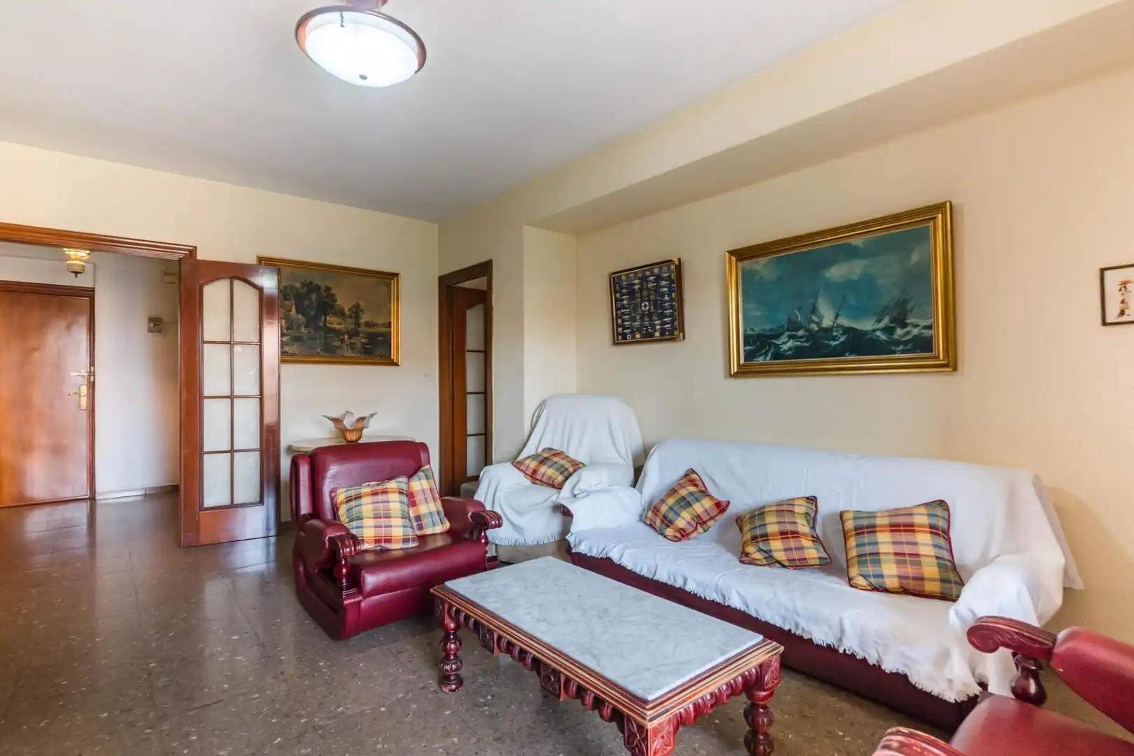 Wohnzimmer von Wohnung zur Miete in Murcia mit Klimaanlage, Terrasse und Abstellraum
