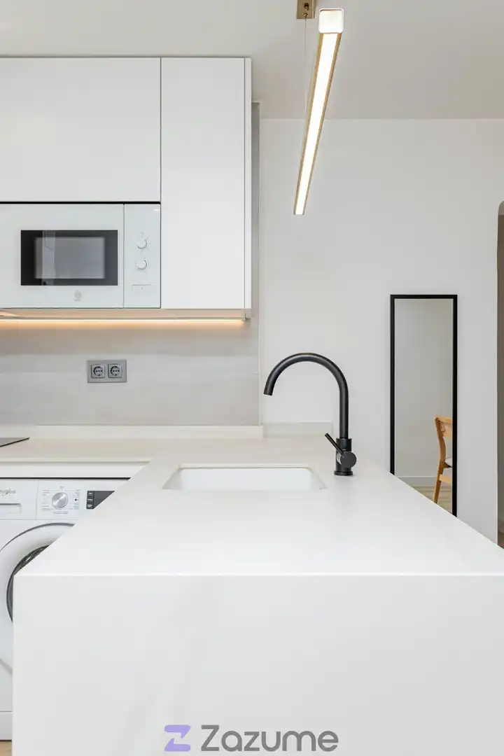 Cocina de Piso de alquiler en Madrid con Aire acondicionado, Calefacción y Parquet
