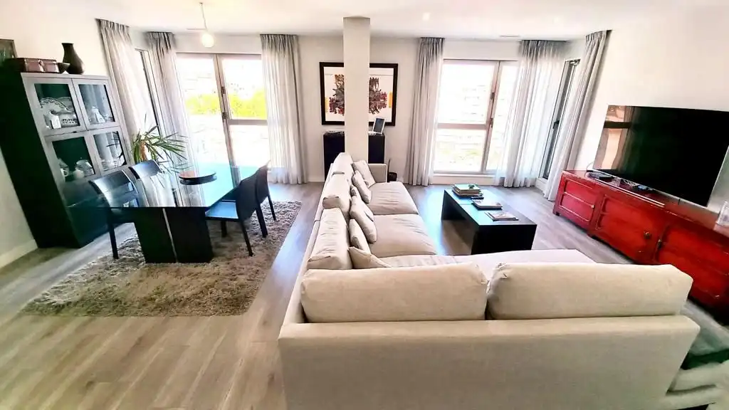 Living room of Flat for sale in A Coruña Capital   with Heating, Terrace and Storage room